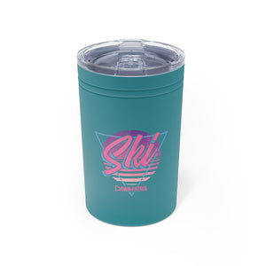 SKI Retro Vacuum Tumbler & Insulator, 11oz.