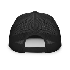 SKI. Black Trucker Cap