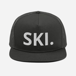 SKI. Mesh Back Snapback - Grey