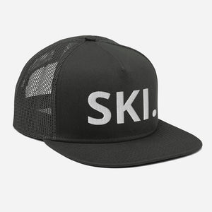 SKI. Mesh Back Snapback - Grey